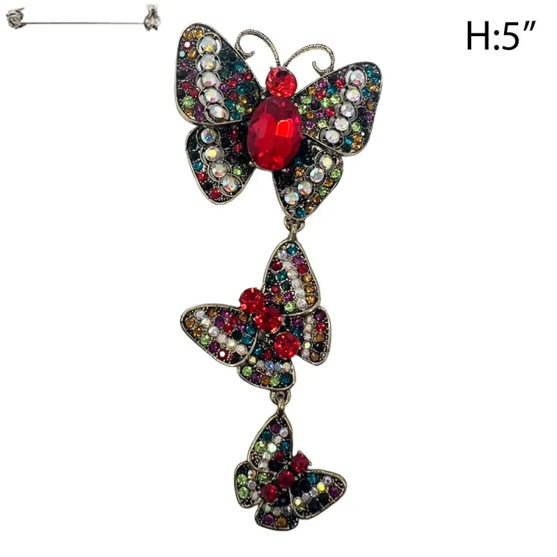 BUTTERFLY BROOCH DANGLING ( 90 GMU ) sold by Oh My Jewelry