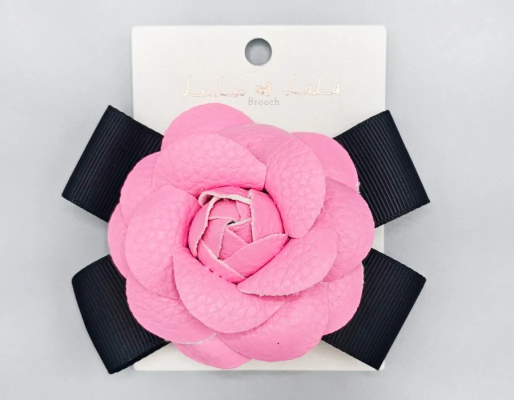 PINK FLOWER BROOCH ( 1079 PK ) sold by Oh My Jewelry