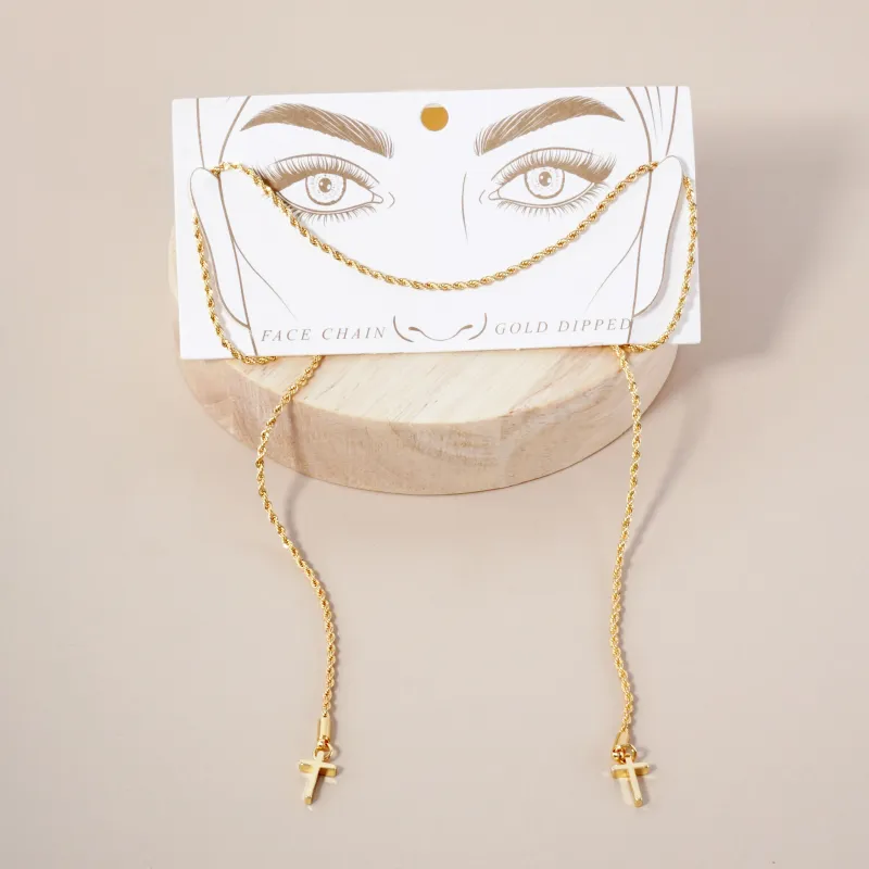 FACE CHAIN ( 8101 G ) made by Oh My Jewelry