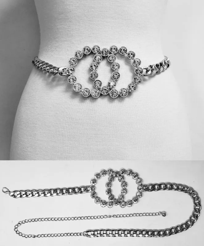SILVER CHAIN BELT ( 20197 R ) sold by Oh My Jewelry