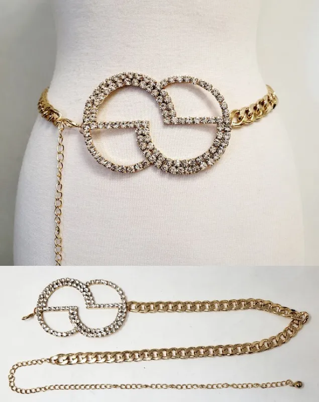 GOLD CHAIN BELT ( 20181 G ) sold by Oh My Jewelry