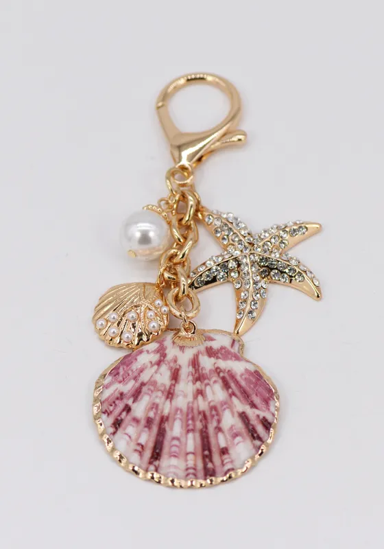 GOLD SEALIFE BAG CHARM ( 1003 GLNTL ) sold by Oh My Jewelry