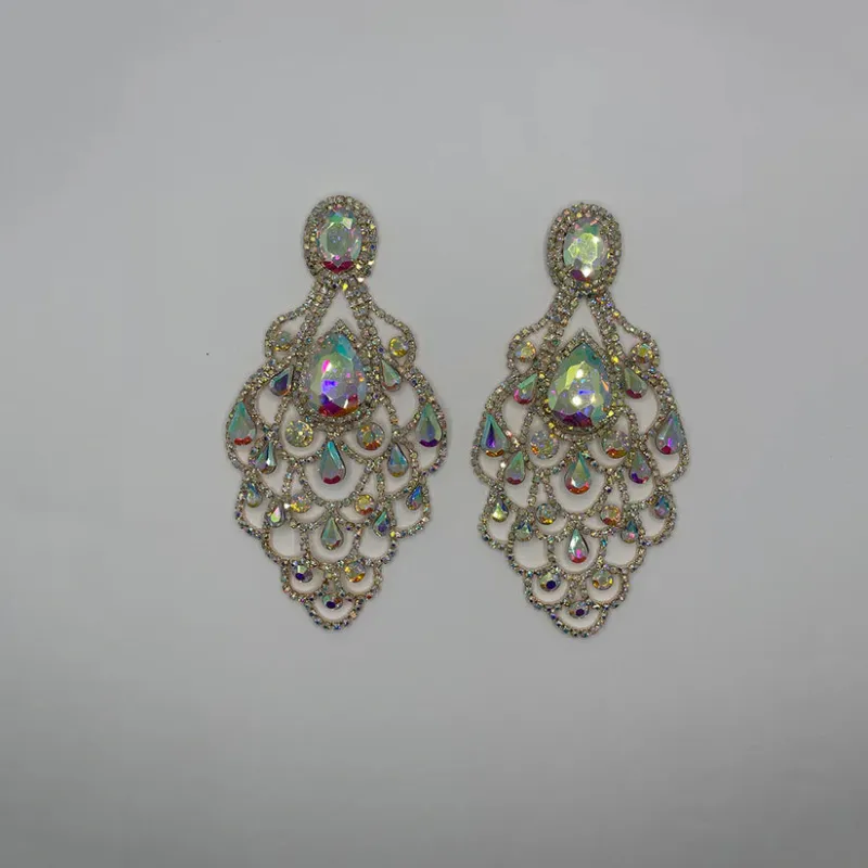 Dangling Gold AB Earrings ( 35190 GAB ) sold by Oh My Jewelry