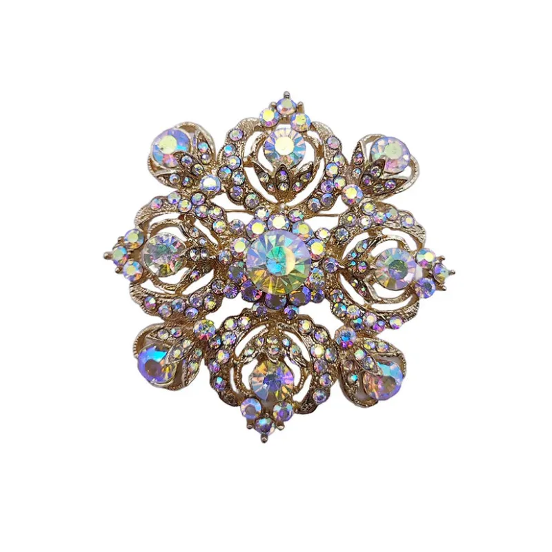 Gold AB Brooch ( 06491 GAB ) made by Oh My Jewelry