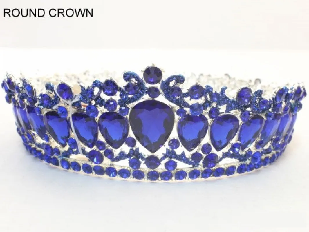 Silver Blue Crown ( 1631 SSAP ) sold by Oh My Jewelry