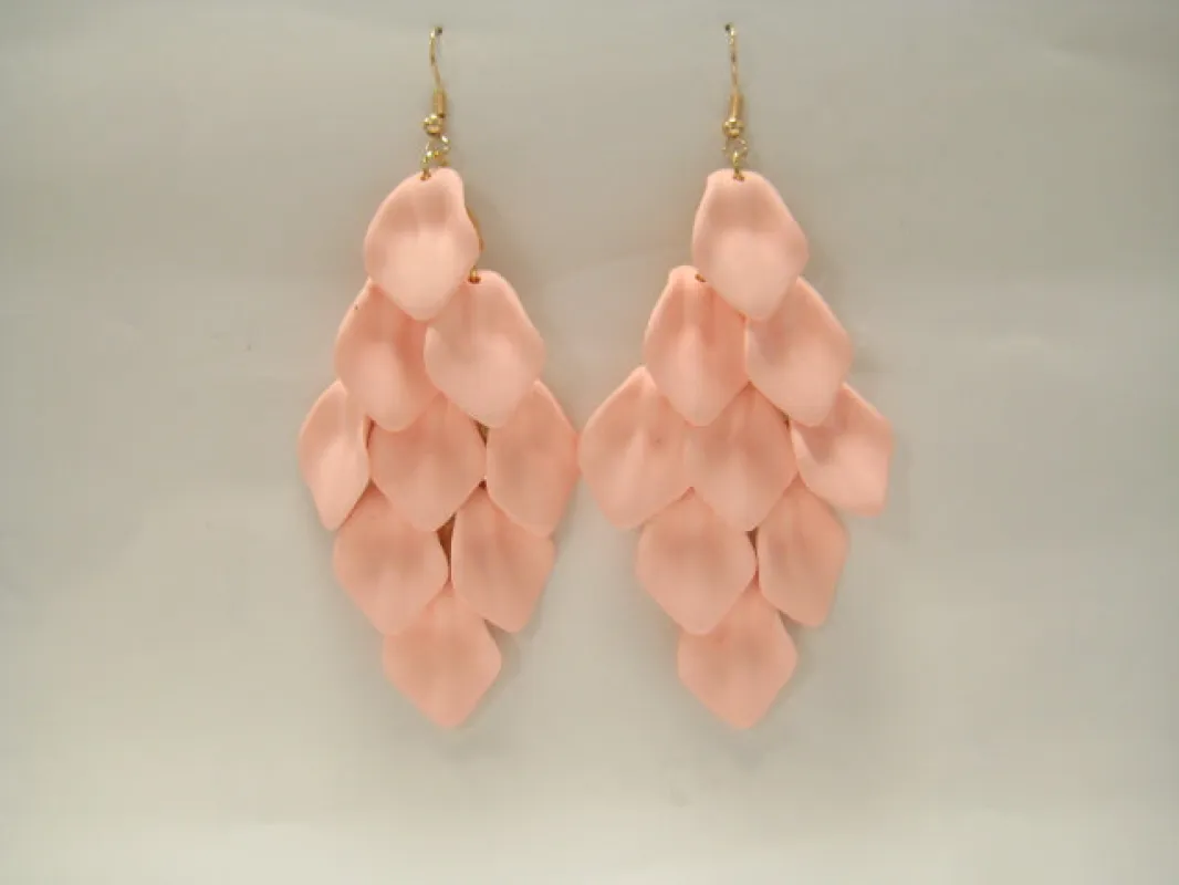 Pink Dangling Earrings ( 3141 PK ) sold by Oh My Jewelry
