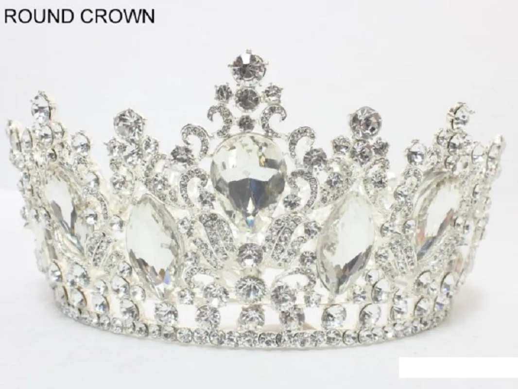 SILVER CROWN CLEAR STONES ( 1632 SCRY ) sold by Oh My Jewelry