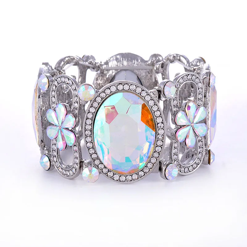 Crystal Stretch Bracelet ( 1103 SAB ) sold by Oh My Jewelry