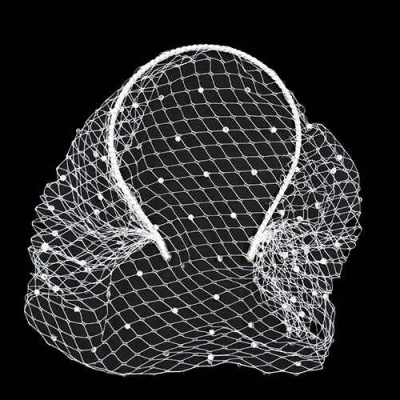 Head Band Face Net ( 1561 WTCLR ) sold by Oh My Jewelry