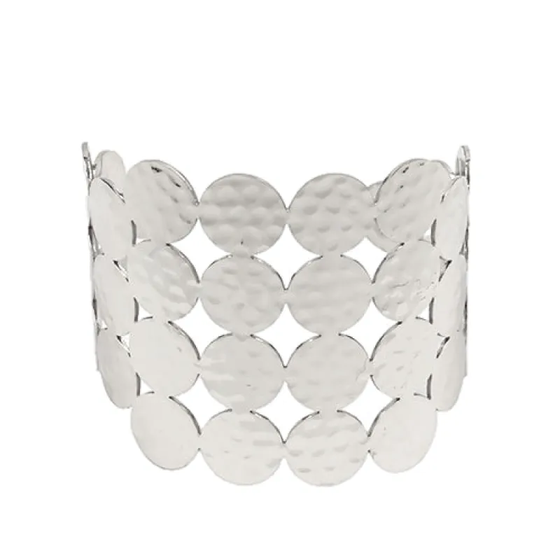 SILVER CUFF BANGLE ( 8020 RD ) sold by Oh My Jewelry
