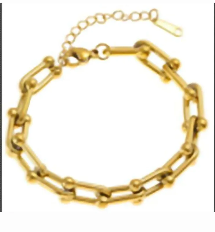 GOLD BRACELET ( 511 G ) sold by Oh My Jewelry