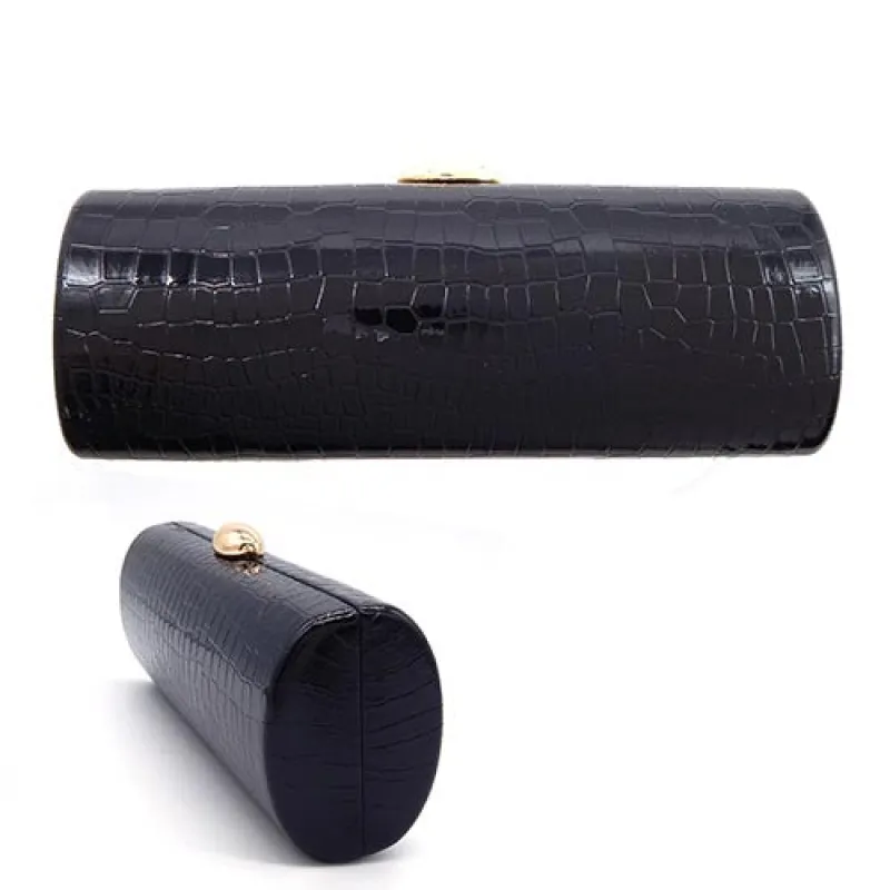 BLACK LEATHER CLUTCH ( 6209 BLK ) sold by Oh My Jewelry