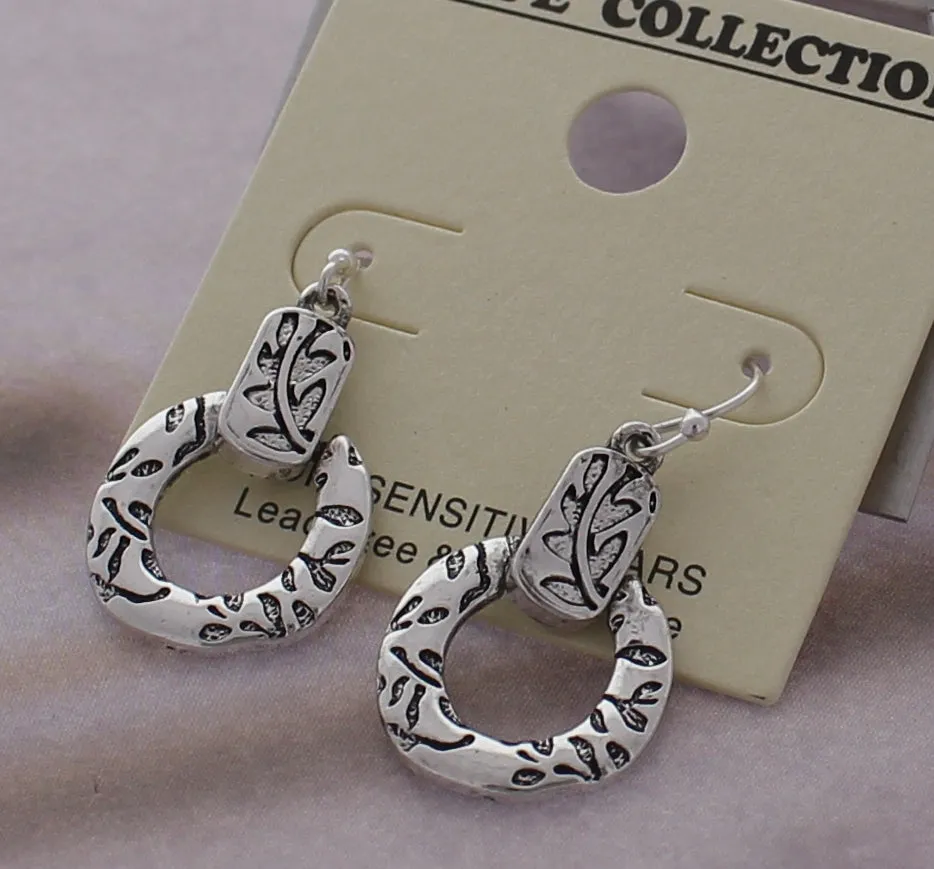SILVER EARRINGS DANGLING ( 34664 S ) sold by Oh My Jewelry