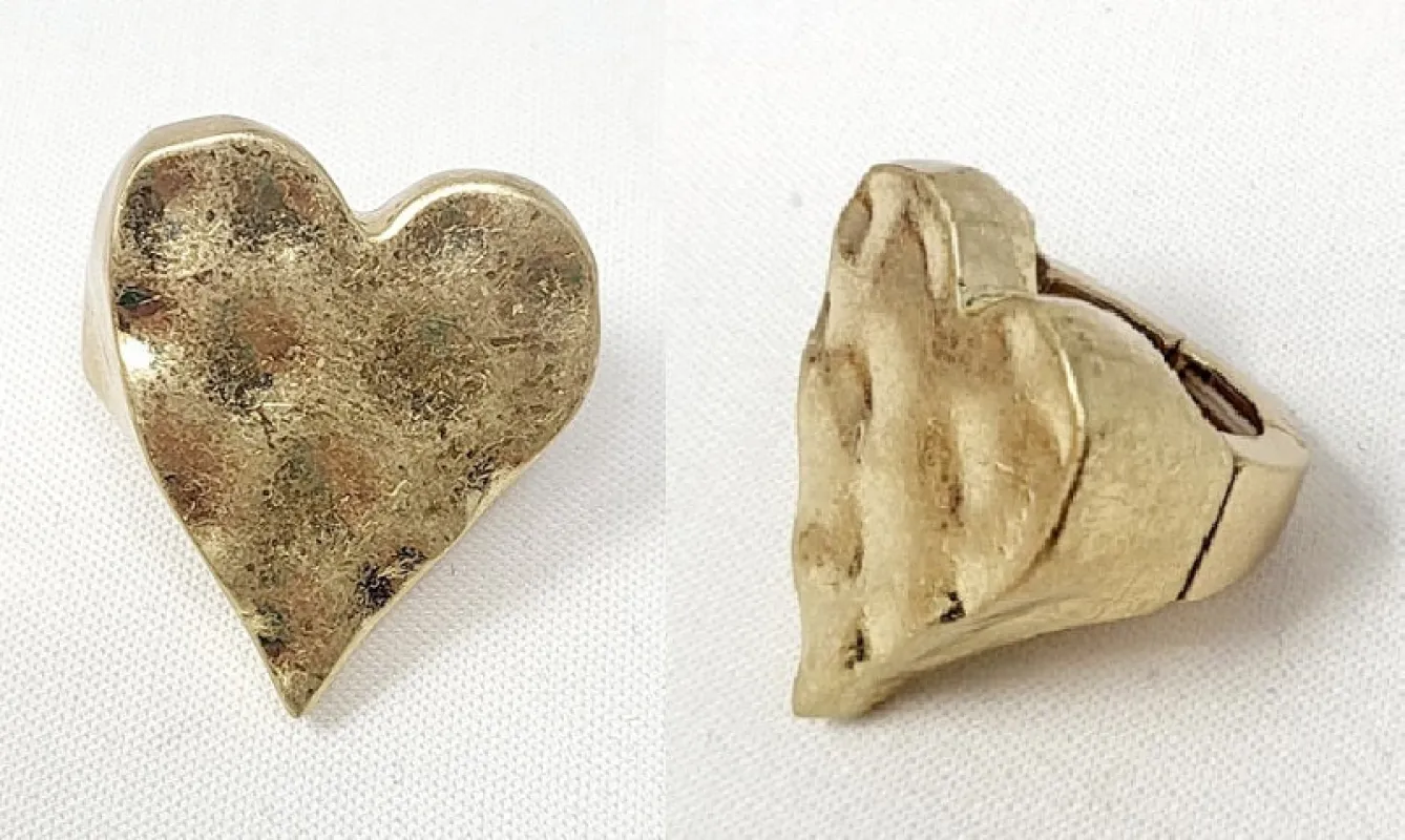 MATTE GOLD STRETCH RING ( 10042 MG ) made by Oh My Jewelry