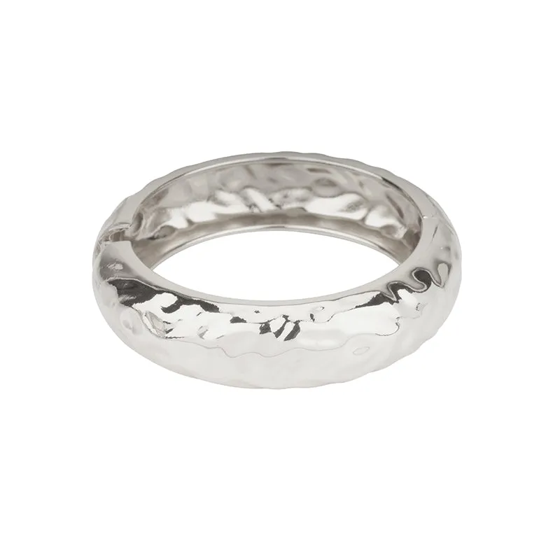 SILVER TEXTURED BANGLE ( 2163 RD ) sold by Oh My Jewelry
