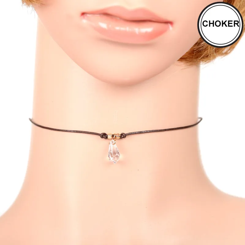 CHOKER CLEAR SWAROVSKI CRYSTAL ( 0384 GDCR ) sold by Oh My Jewelry