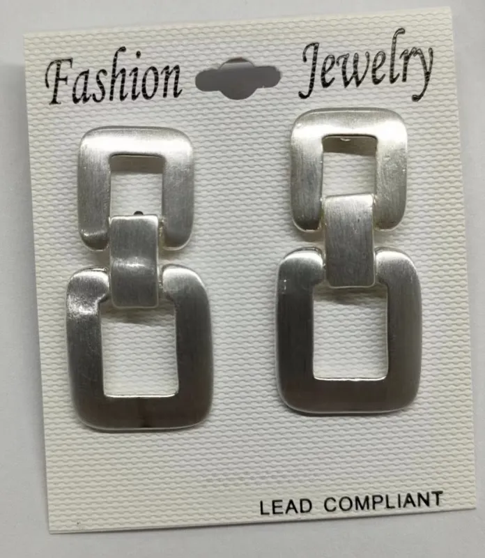 SILVER EARRINGS ( 3992 S ) sold by Oh My Jewelry