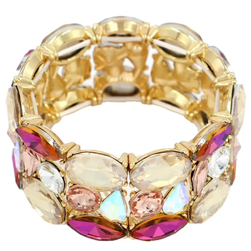 STONE STRETCH BRACELET ( 2053 ) made by Oh My Jewelry