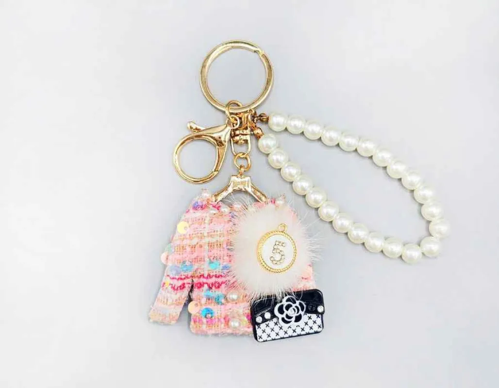 FASHION SUIT KEYCHAIN ( 1697 PK ) made by Oh My Jewelry