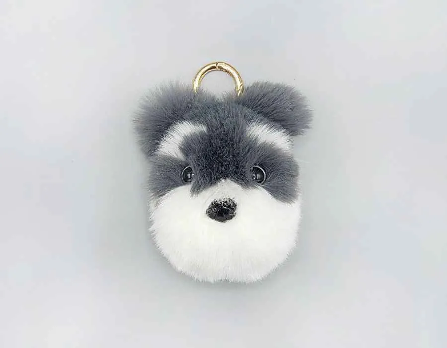 POM POM PUPPY KEYCHAIN ( 1663 ) sold by Oh My Jewelry