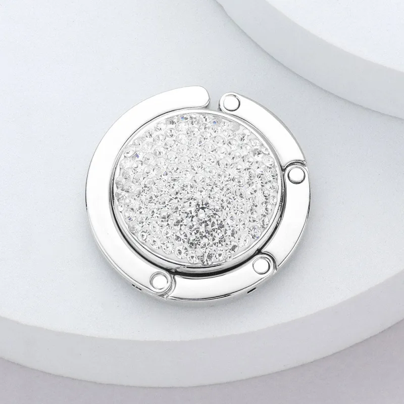 SILVER CLEAR PURSE HOOK ( MBH CL ) sold by Oh My Jewelry