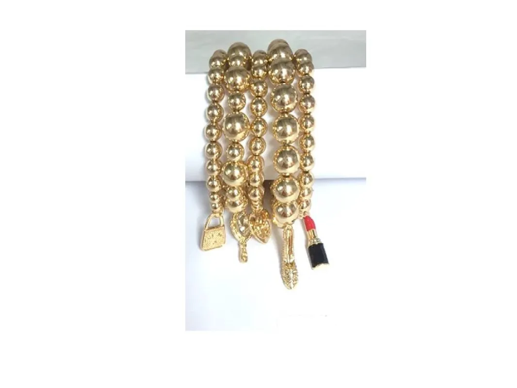 GOLD STRETCH BRACELET CHARMS ( 8100 GD CCB ) sold by Oh My Jewelry