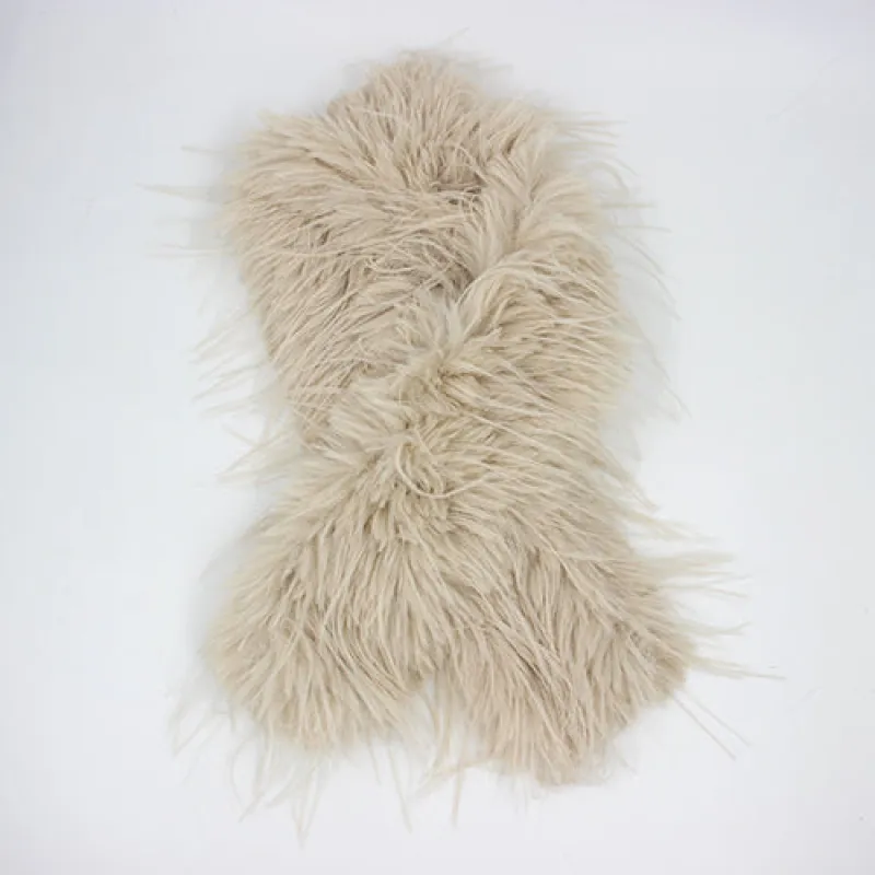 FUZZY SCARF ( 1421 BE ) sold by Oh My Jewelry
