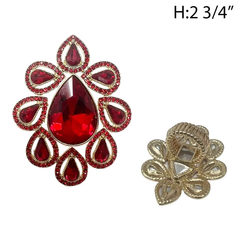 FASHION STRETCH RING RED ( 147 GRD ) made by Oh My Jewelry