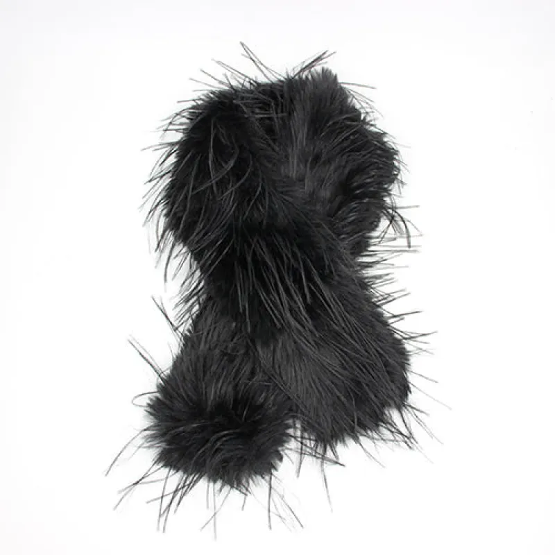 FUZZY SCARF ( 1421 BK ) sold by Oh My Jewelry