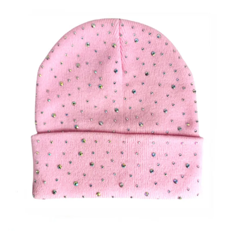 RHINESTONE BEANIE ( 3439 LPNKAB ) made by Oh My Jewelry