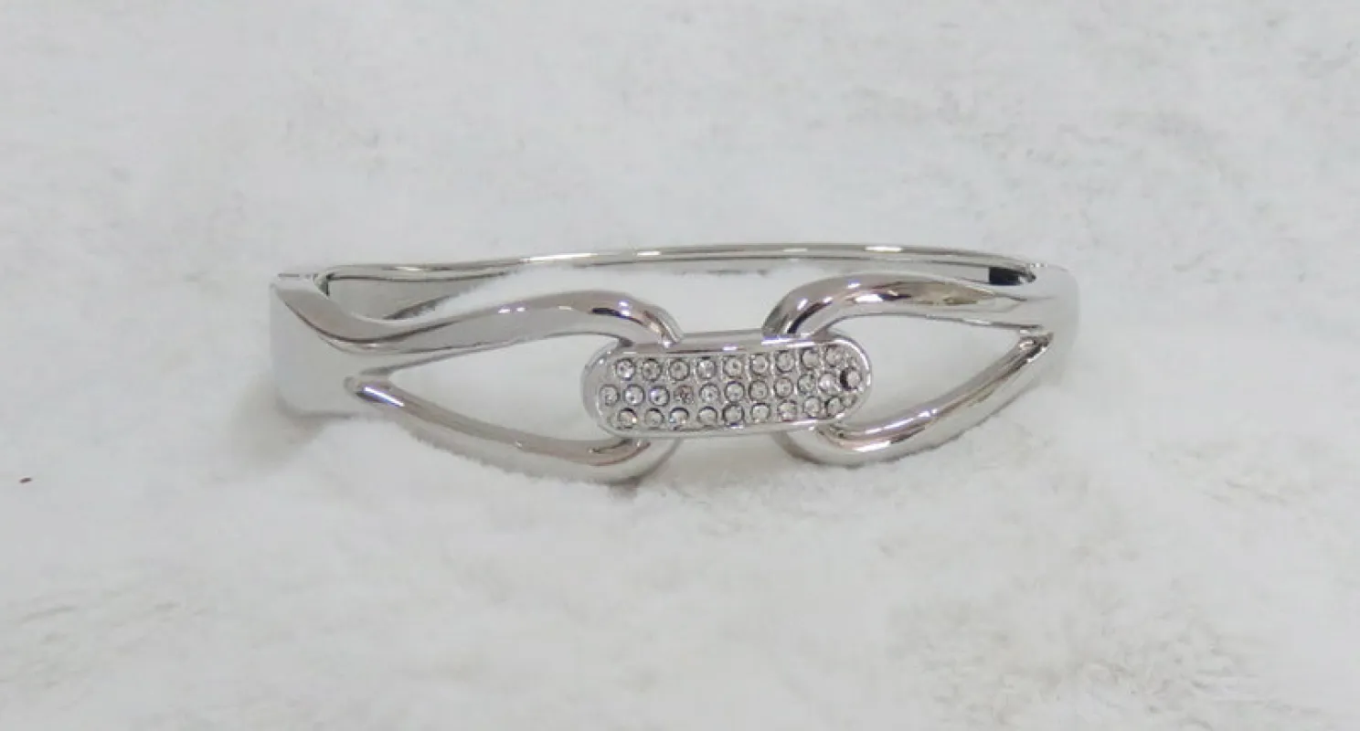 BANGLE CLEAR STONES ( 903 S ) sold by Oh My Jewelry