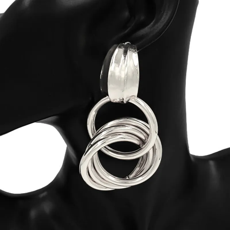 RING EARRINGS ( 4454 RD ) sold by Oh My Jewelry