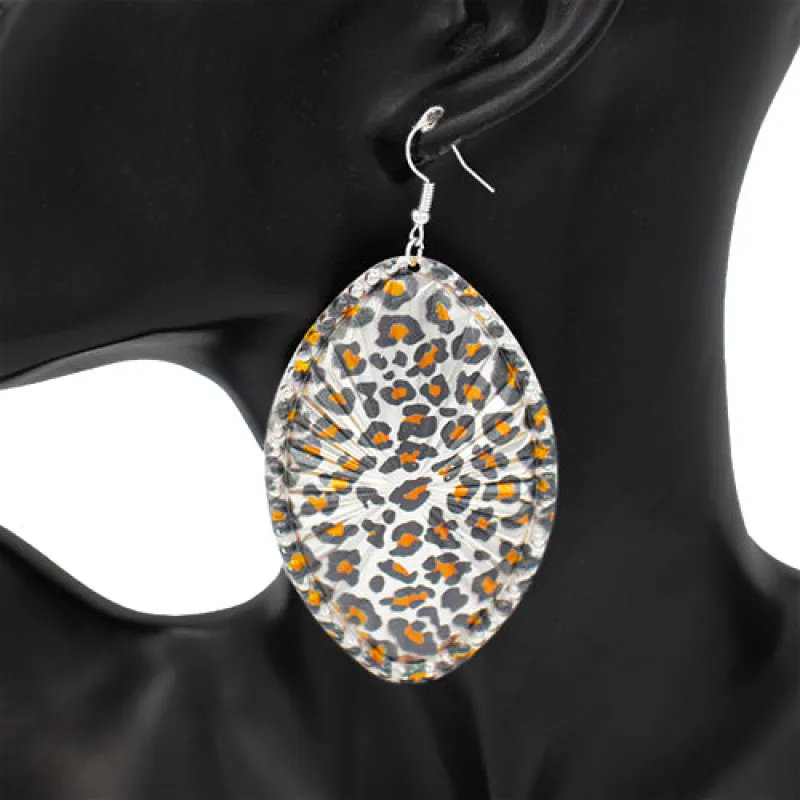ANIMAL PRINT EARRINGS ( 3495 RD ) sold by Oh My Jewelry