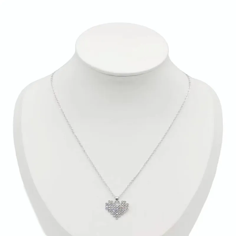 HEART PENDANT NECKLACE ( 0279 RHCR ) sold by Oh My Jewelry