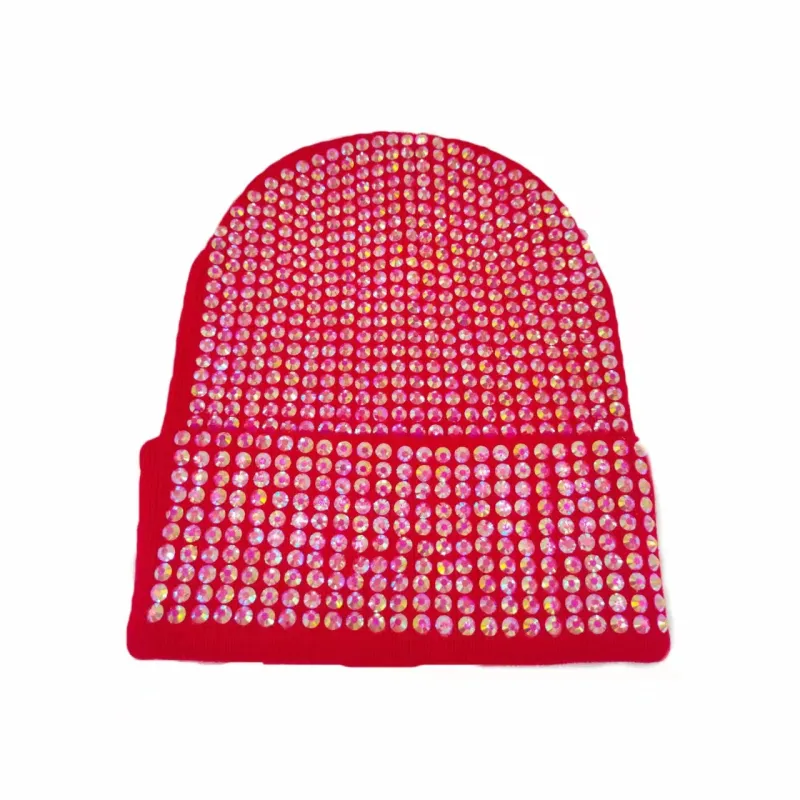 RHINESTONE BEANIE CAP ( 0135 REAB ) made by Oh My Jewelry