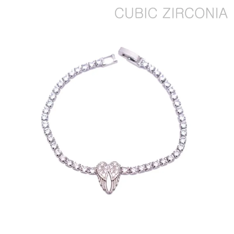 SILVER CZ BRACELET ( 1147 R ) sold by Oh My Jewelry