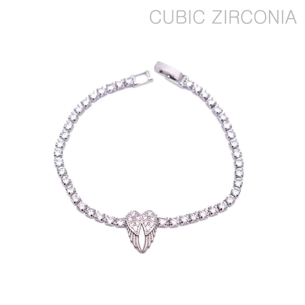 SILVER CZ BRACELET ( 1147 R ) sold by Oh My Jewelry