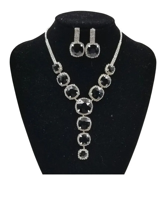 CRYSTAL NECKLACE SET ( 0277 1J ) sold by Oh My Jewelry