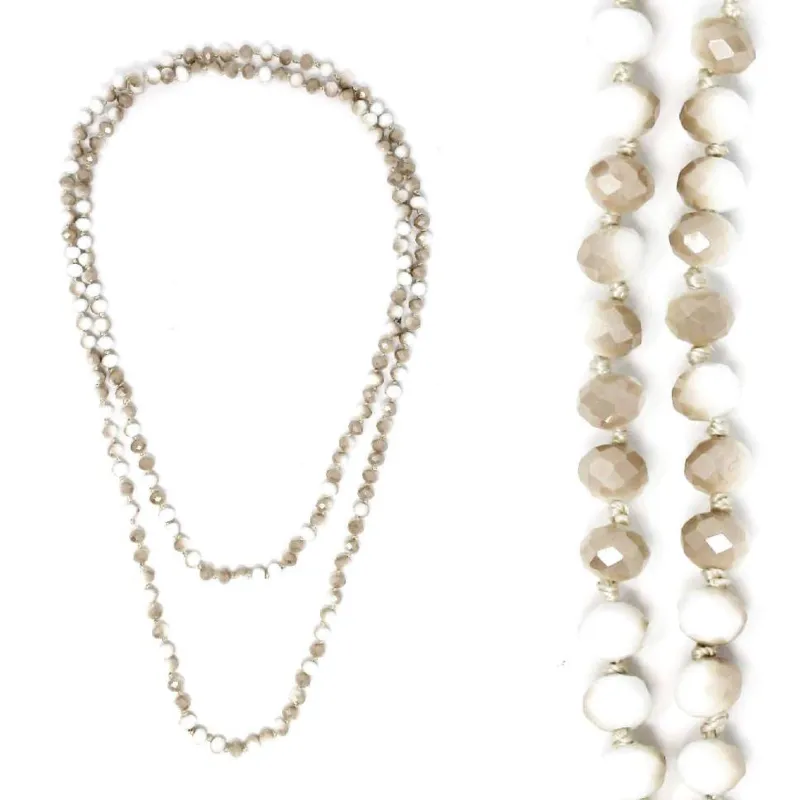 60" Crystal Necklace ( 1280 IV ) sold by Oh My Jewelry
