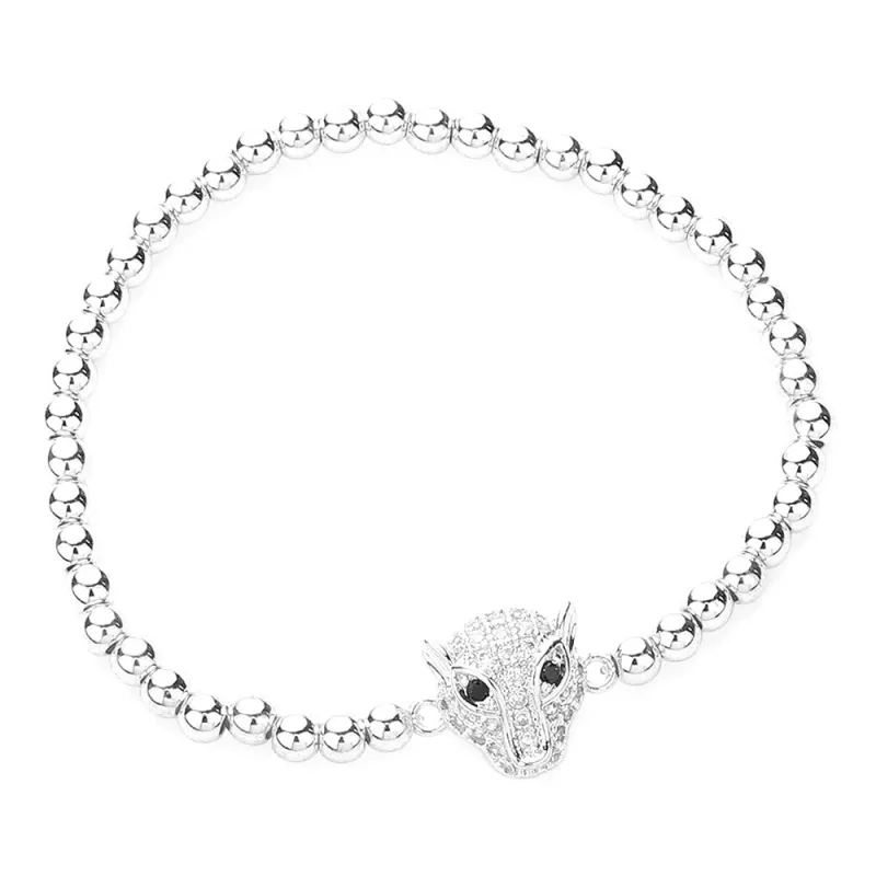 BALL STRETCH BRACELET PANTHER ( 2262 S ) sold by Oh My Jewelry