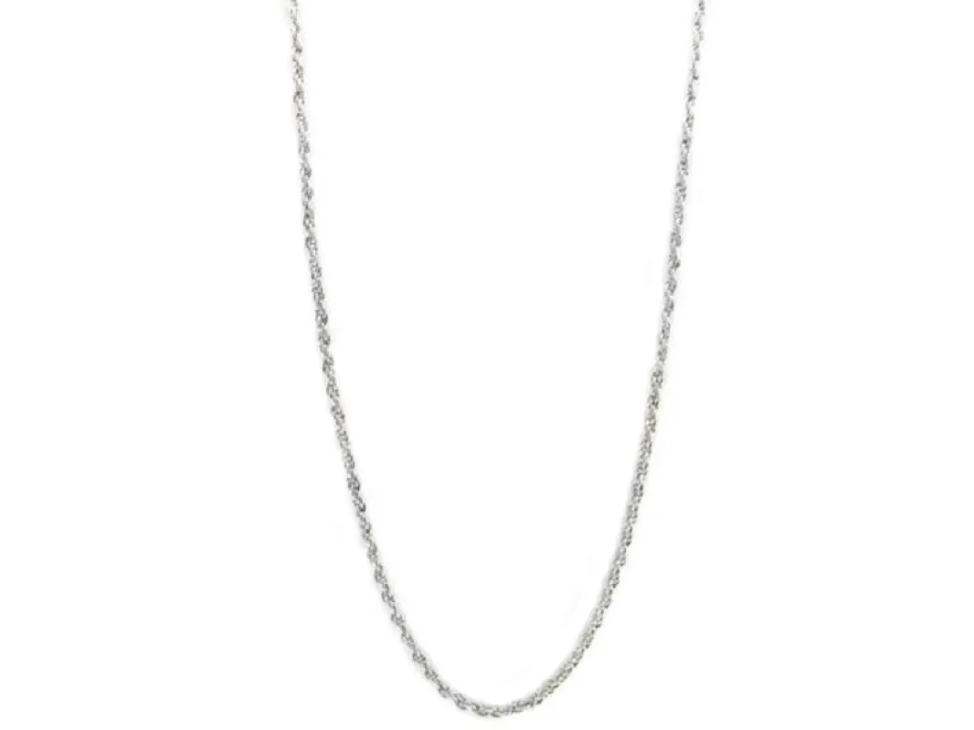 SILVER NECKLACE 24" ( 2000 3RH24 ) sold by Oh My Jewelry