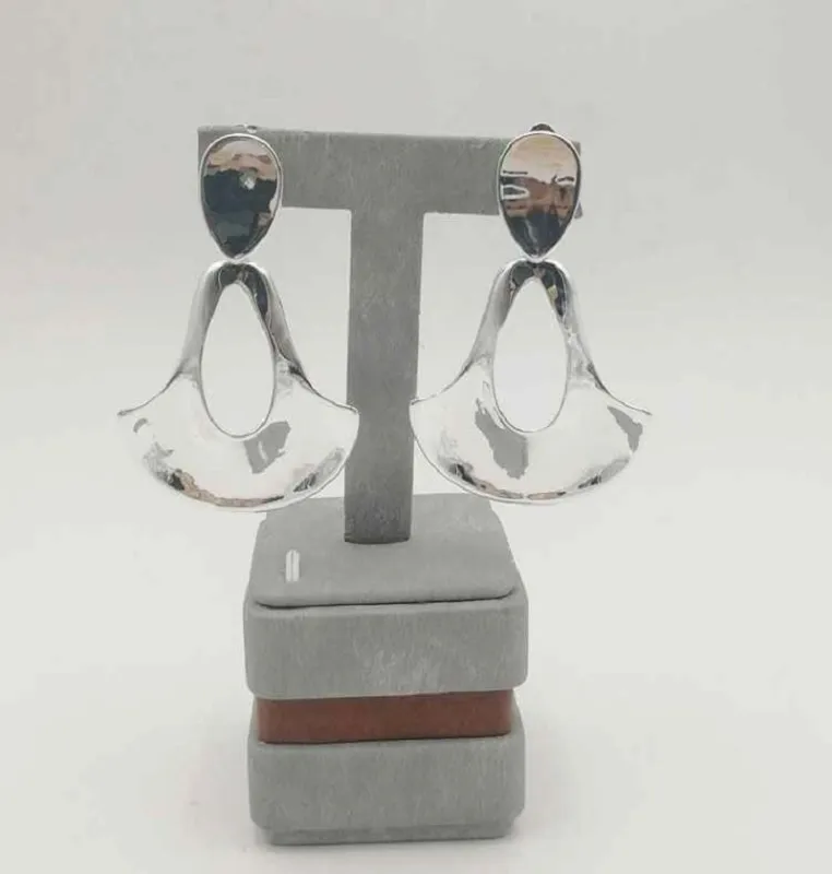 SILVER CLIP ON EARRINGS ( 2972 S ) sold by Oh My Jewelry