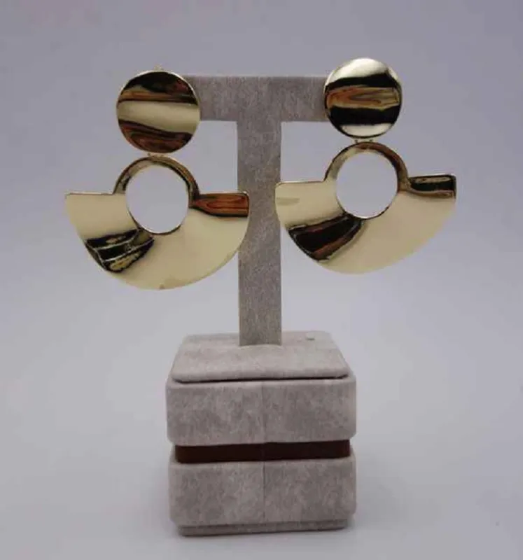 GOLD CLIP ON EARRINGS ( 2964 G ) sold by Oh My Jewelry