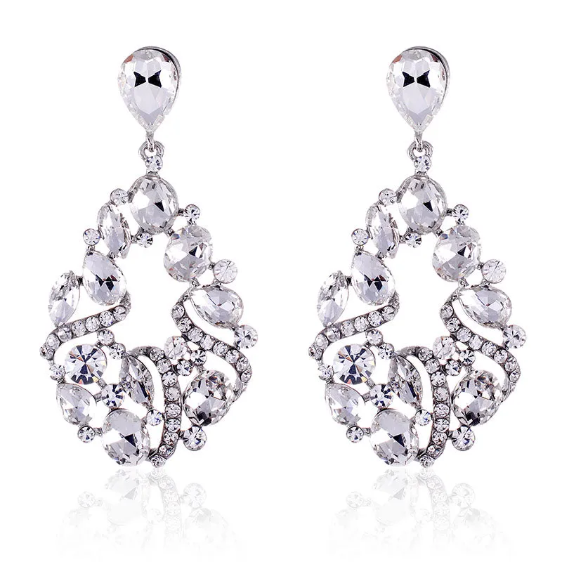 CRYSTAL POST EARRINGS STONES ( 2529 SCL ) sold by Oh My Jewelry