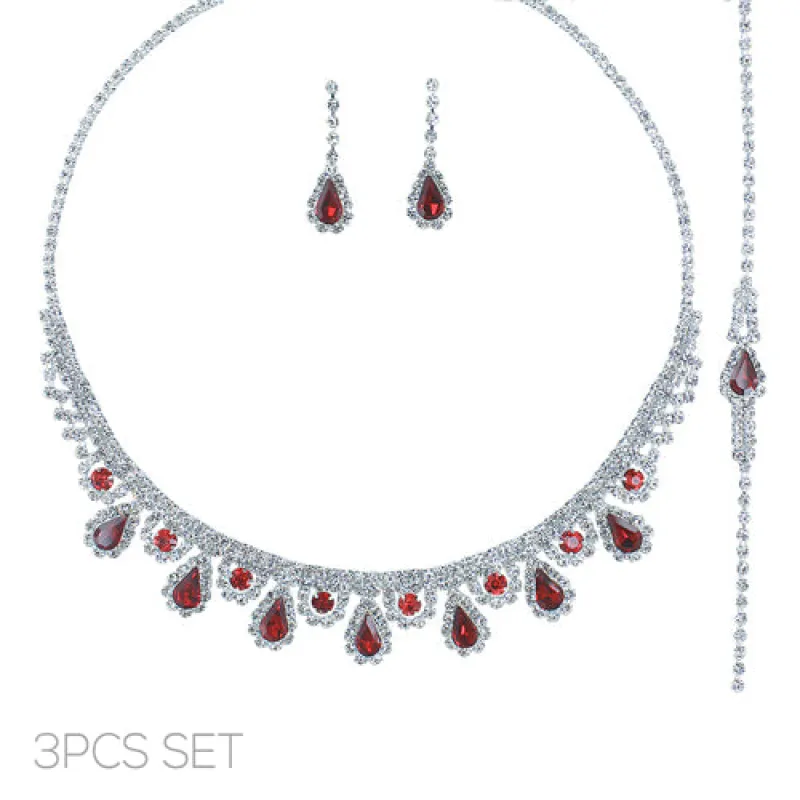 3 PIECE NECKLACE SET ( 18616 LSIS ) sold by Oh My Jewelry