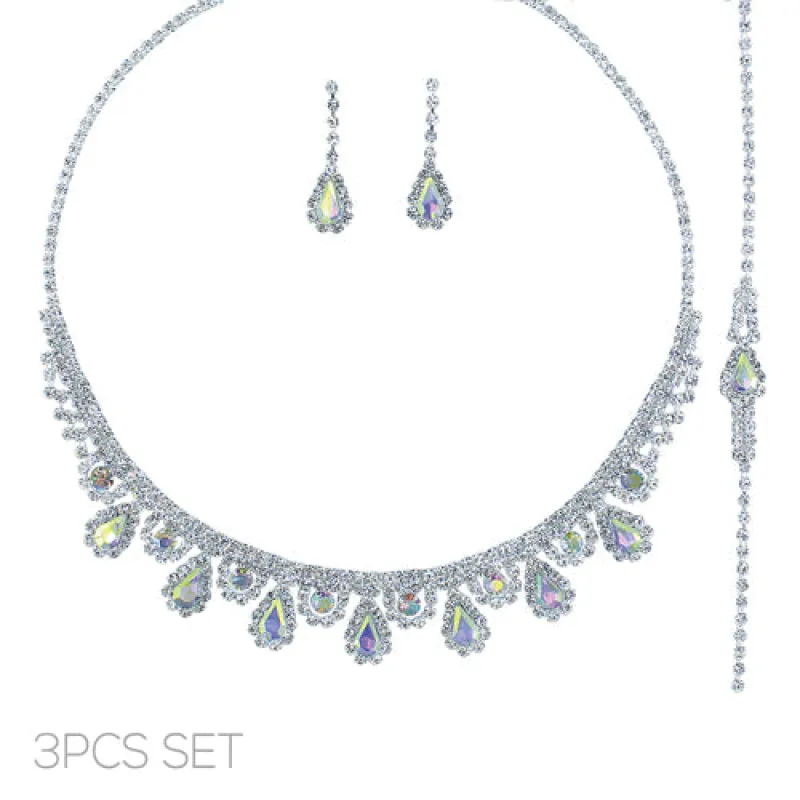 3 PIECE NECKLACE SET ( 18616 ABS ) sold by Oh My Jewelry