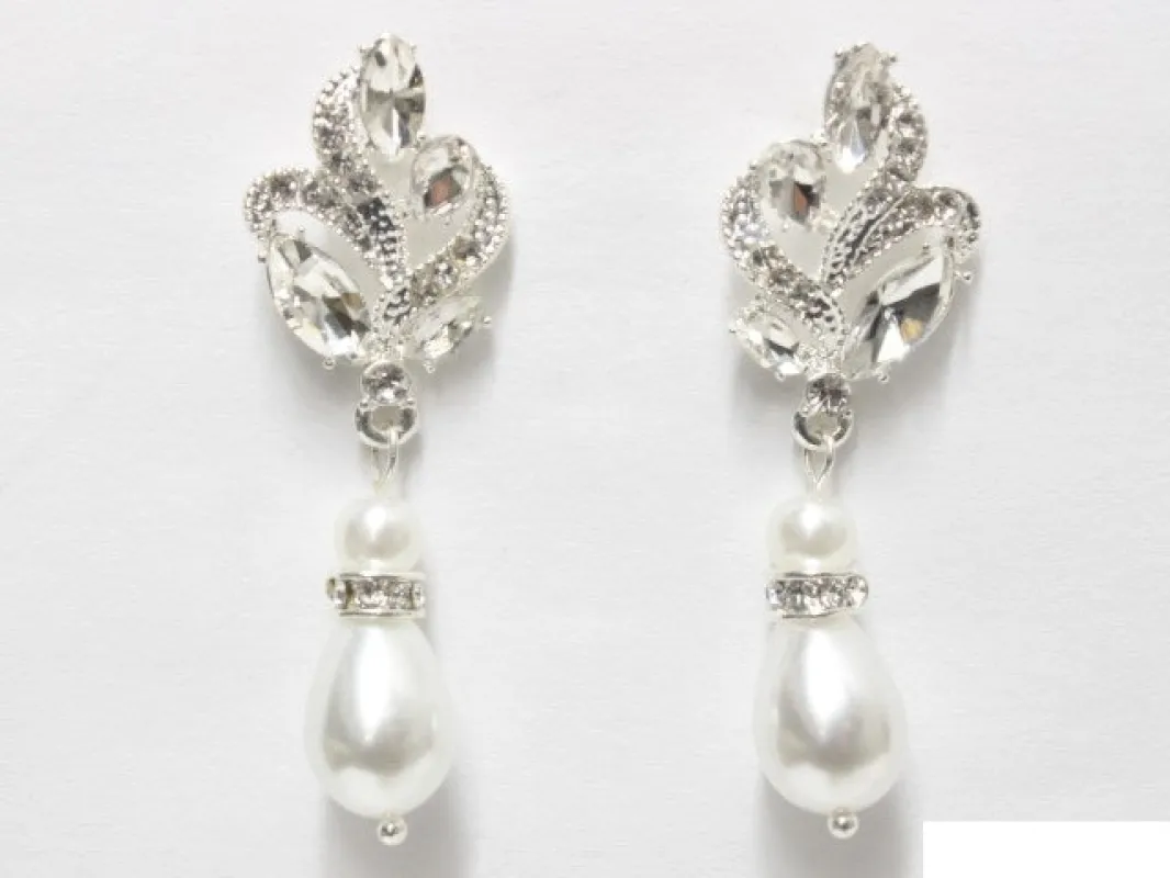 PEARL EARRINGS ( 6633 SWH ) sold by Oh My Jewelry