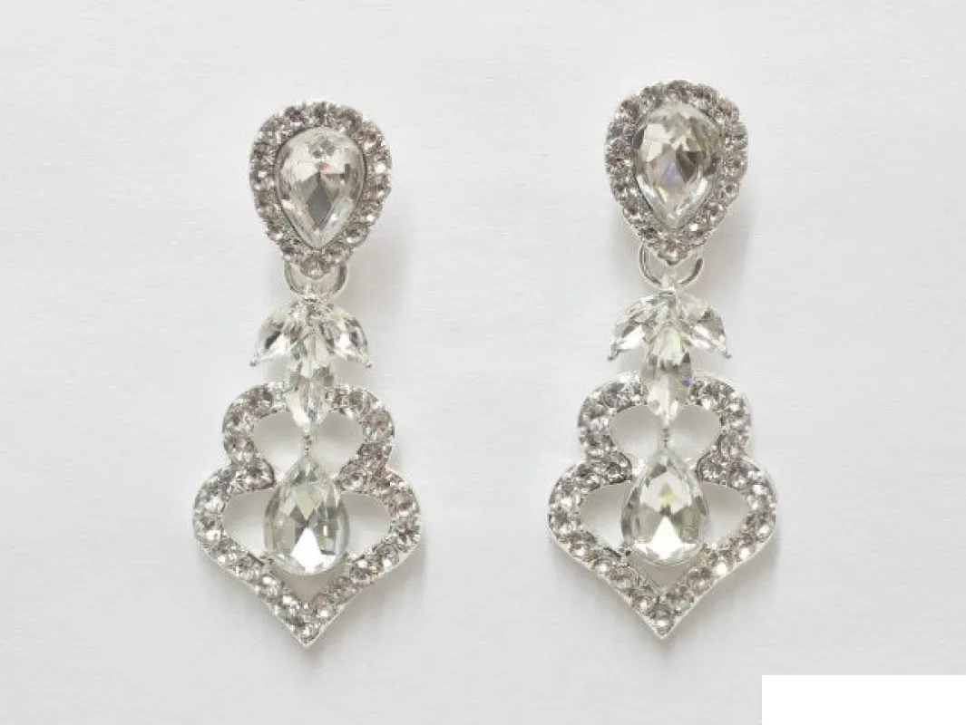SILVER DANGLING EARRINGS ( 6616 SCRY ) sold by Oh My Jewelry