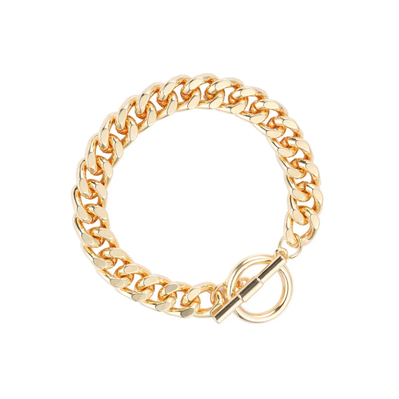 GOLD CHAIN BRACELET ( 83969 G ) sold by Oh My Jewelry