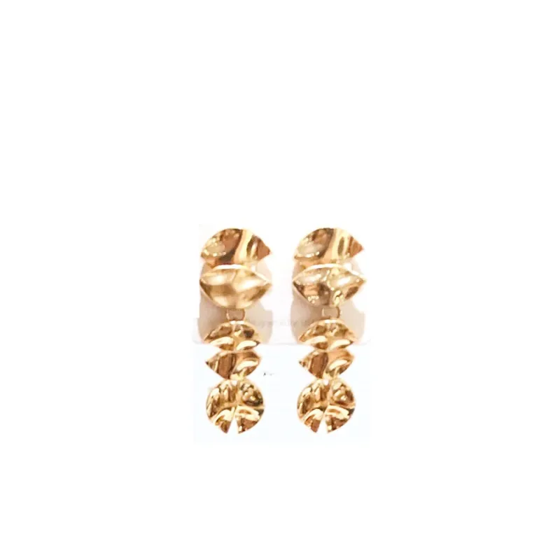 GOLD LONG CLIP ON EARRINGS ( 44 G ) sold by Oh My Jewelry
